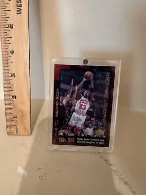 MICHAEL JORDAN 1999 UPPER DECK #49 THE MJ RECORD BOOK Chicago Bulls HOF GOAT #23 - Image 1 of 2