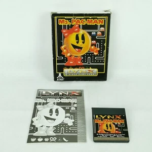Atari Lynx Ms Pac Man Boxed Complete PAL - Picture 1 of 6