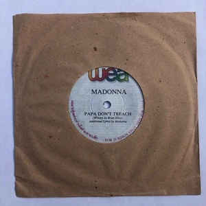 MADONNA Papa Don't Preach 1986 THAILAND Jukebox PROMO Only 7" WEA 45 Minty! THAI - Picture 1 of 3