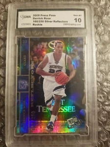 2008 Press Pass Silver Reflectors /250 Derrick Rose #29 Rookie GRADING ERROR GEM - Picture 1 of 2