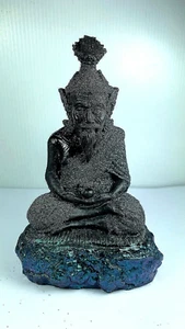 6" LERSI STATUE LP SOMPORN SAMAWARO LUCK WEALTH  TALISMAN FETISH THAI AMULET - Picture 1 of 17