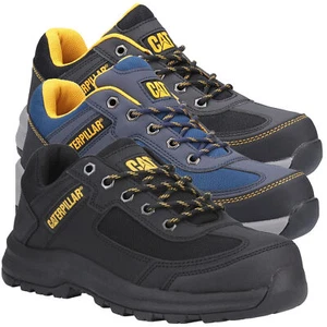 Mens Caterpillar Elmore Safety Steel Toe/Midsole Work Trainers Sizes 6 to 13 - Picture 1 of 14