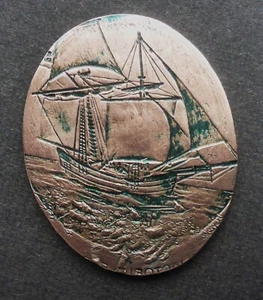 HOBO NICKEL/LOVE TOKEN 1967 COPPER CENT "NORTHWEST AMERICA" CAN.SHIP $1.99 - Bild 1 von 2