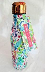 NWT Lilly Pulitzer Therma S'well 2010 Catch the Wave Water Bottle Stainless 17oz - Picture 1 of 10
