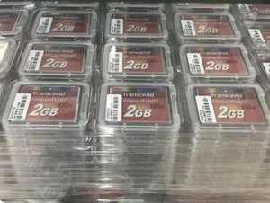 BRAND NEW W/ Case Transcend 2 GB 133x CF Compact Flash Camera Memory Card. - Picture 1 of 2