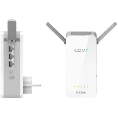 D-Link COVR-P2502 Hybrid Whole Home Powerline WI-FI System Mesh AC1200 Netzwerk - Bild 1 von 4