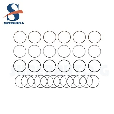 Engine Piston Ring Fit for 92-05 Lexus GS300 IS300 Toyota Supra 3.0L 2JZGE Motor - Image 1 of 4