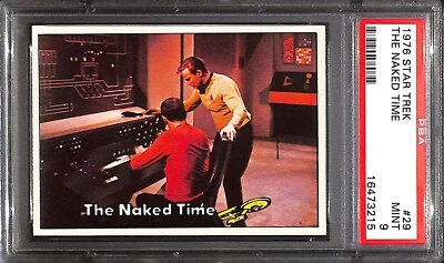 1976 Topps Star Trek #29 The Naked Time PSA Mint 9 - Image 1 of 2