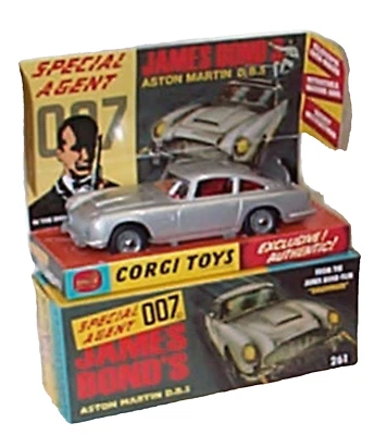 Corgi reissue 261 Aston Martin DB5 James Bond 007 Special Agent Brand New 1-43 - Image 1 of 2