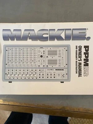 Mackie 808M FR Series 2 X 600 Watts Powered Mixer **PARTS, READ** - Image 1 of 3