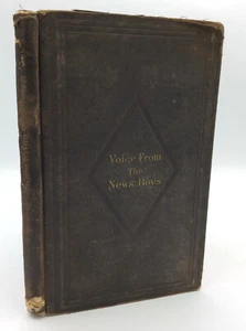 VOICE FROM NEWSBOYS - John Morrow - 1860 1st ed - biography - Picture 1 of 4
