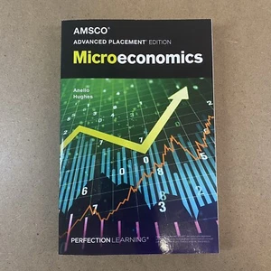 AMSCO AP Advanced Placement Microeconomics 2021 Anello Hughes FREE PRIORITY SHIP - Imagen 1 de 7