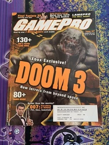 GamePro Magazine Issue 187 April 2004 Doom 3 Metal Gear Solid Twin Snakes 007 - Picture 1 of 5
