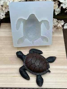 Turtle 3D large silicone mold handmade. - Picture 1 of 10