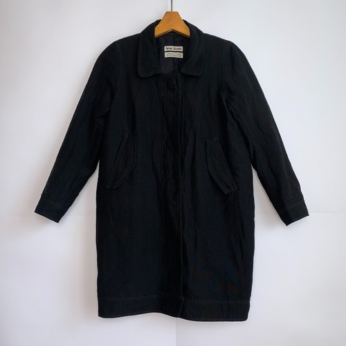 ACNE STUDIOS GIACCA CAPPOTTO ACNE JEANS NERO TASCHE LANA taglia 34 DONNA