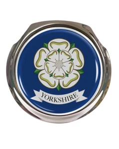 Yorkshire County Flagge - Auto Grill Abzeichen - KOSTENLOSE BEFESTIGUNGEN - Bild 1 von 3