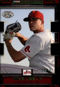 2008 TRISTAR Prospects Plus PROminent Die Cut Green #109 Mike Lee /50