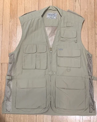 Chaleco utilitario vintage viajero de fin de semana caminando, foto, senderismo unisex M/L Foto 1 de 4