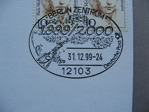 GERMANY BRD, card CTO 1999, canc Milllenium, block of 4 Emma Ihrer - Picture 1 of 2