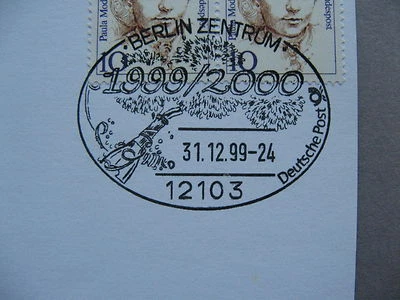 GERMANY BRD, card CTO 1999, canc Milllenium, block of 4 Emma Ihrer - Image 1 of 2