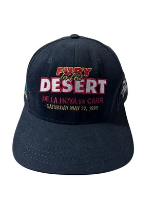De colección 1999 Oscar De La Hoya Carr Sombrero Furia en el Desierto Vegas Lucha Boxeo Nuevo con Etiquetas NUEVO Foto 1 de 4