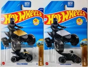 Hot Wheels TESLA Cyberquad Gold & Silber 2 Stück HW Dirt - Bild 1 von 5