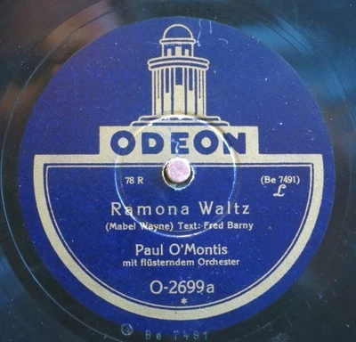 Paul O`Montis 78 RPM / Ramona Waltz & Kennst Du Das Kleine Haus ...(263-0725-AN) - Bild 1 von 2