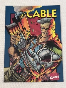 CABLE - MARVEL FRANKLIN CRUNCH N MUNCH COLLECTABLE CARD  - Picture 1 of 2