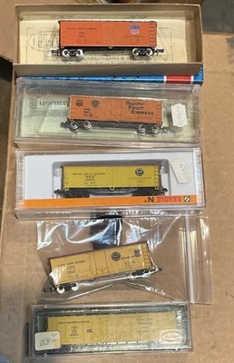 5 Fruit Express Companys #A14 Reefer Cars C-7 Grading US Seller See Pics - Image 1 of 4