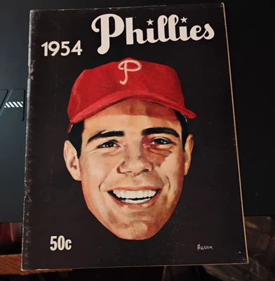 1954 Philadelphia Phillies Yearbook near mint condition  (see scan) - Image 1 of 2