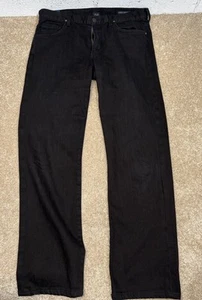 Citizens Of Humanity Sid Straight Jeans Mens 34x32 Black Made USA Jerome Dahan - Picture 1 of 7