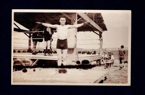 1923 TOM TOMMY GIBBONS RPPC boxing real photo postcard vs JACK DEMPSEY boxer - Picture 1 of 2