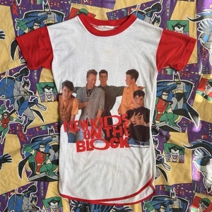 Vintage 90s New Kids On The Block Pajama Top Kids - Picture 1 of 2