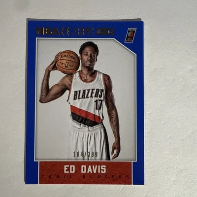 2015-16 Panini NBA Hoops - Ed Davis #219 Blue /399 - Image 1 of 3