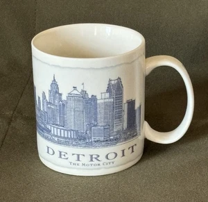 STARBUCKS ** DETROIT ** Architecture City Mug 2008 Series 18 Oz - AWESOME!! - Picture 1 of 3