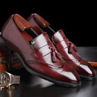 New Men's leather shoes new Wedding shoes fashion tassels large single shoes