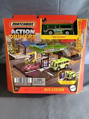NEW Matchbox Action Drivers Police Traffic Center Mattel Ford Police Interceptor - Image 1 of 4