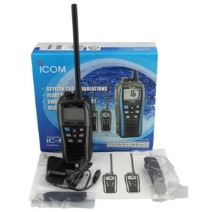 2pcs IC-M25 5W 5KM VHF Marine Radio Walkie Talkie Two Way Radio Transceiver - Picture 1 of 9