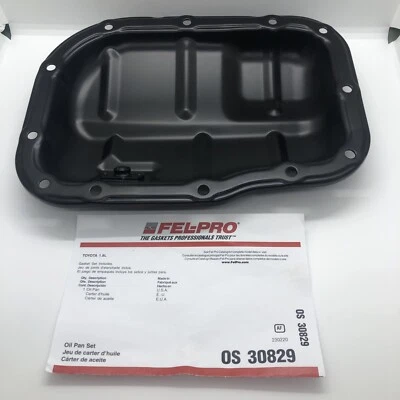 Para Toyota Corolla cárter de aceite 2009-2018 acero 4,4 qts. Capacidad ubicación cárter delantero Foto 1 de 4