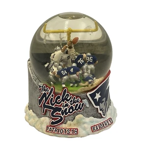Adam Vinatieri New England Patriots Snow Globe Legends Of The Field Celebration - Picture 1 of 13