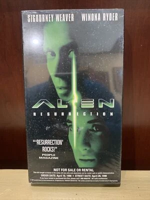 Alien Resurrection 97 New Sealed VHS Screener Blue Stamp Grade Ready MINT Rare - Image 1 of 4