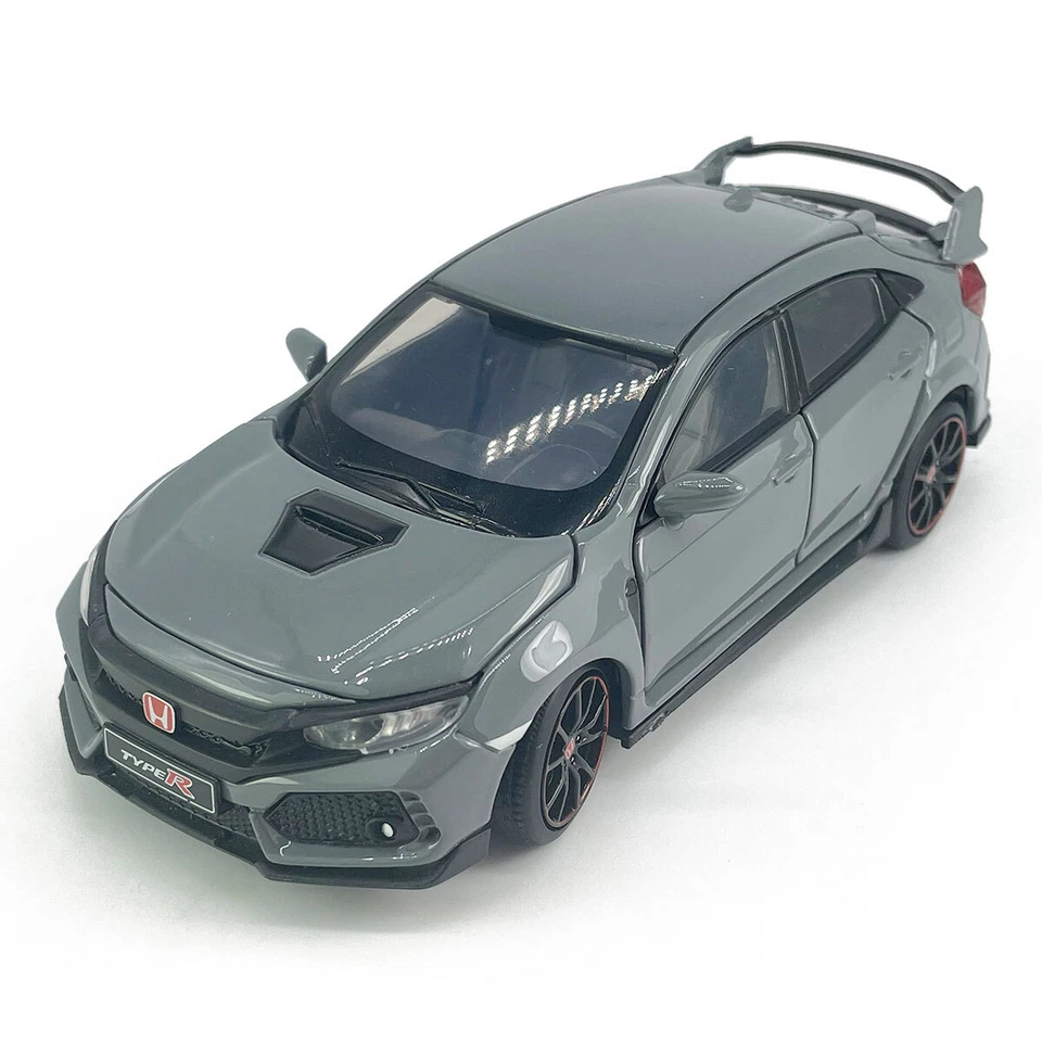 1/32 Honda Civic Type R Model Car Diecast Toy Vehicle Boys Toys Kids Gifts Gray - Image 1 of 4