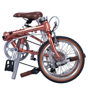 Dahon Boardwalk D7 Folding Bike for Adults, 16" Vintage Bicycles with 7-Speed - Picture 1 of 7
