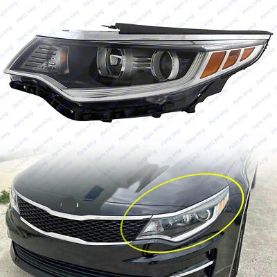 Conjunto de faros para Kia Optima 2016 2017 2018 con LED DRL lado izquierdo del conductor Foto 1 de 4