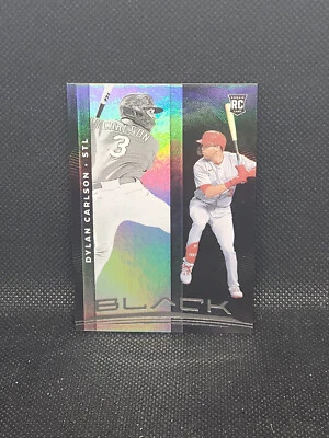 2021 Panini Chronicles Black #2 Dylan Carlson RC (N8) - Image 1 of 2