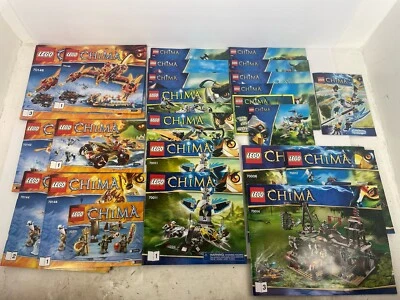 Lego Chima Instruction Random Manuals Lot of 24 Books Booklets - Image 1 of 4