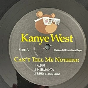 Kanye West - CAN'T TELL ME NOTHING / BARRY BONDS 12" MINT Vinyl DJ Promo Record - Picture 1 of 8