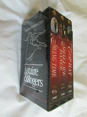 ASTAIRE & ROGERS Musical VHS 3 Movie Box Set Swing Time Shall We Dance /Top Hat - Image 1 of 4