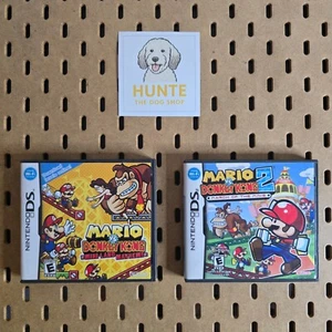 Mario vs Donkey Kong 1 and 2 (Nintendo DS, 2006/2010) CIB, Tested - Dual Pack - Picture 1 of 9