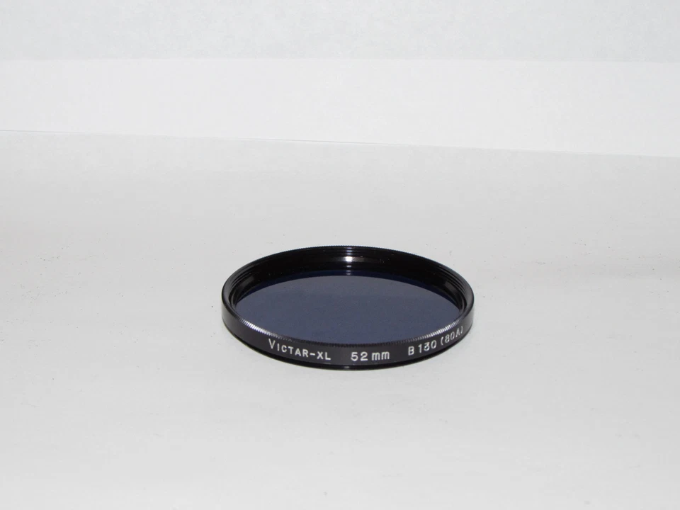 Used Victar-XL B130 (80A) Blue 52mm Lens Filter Made in Japan O33147 - Image 1 of 1